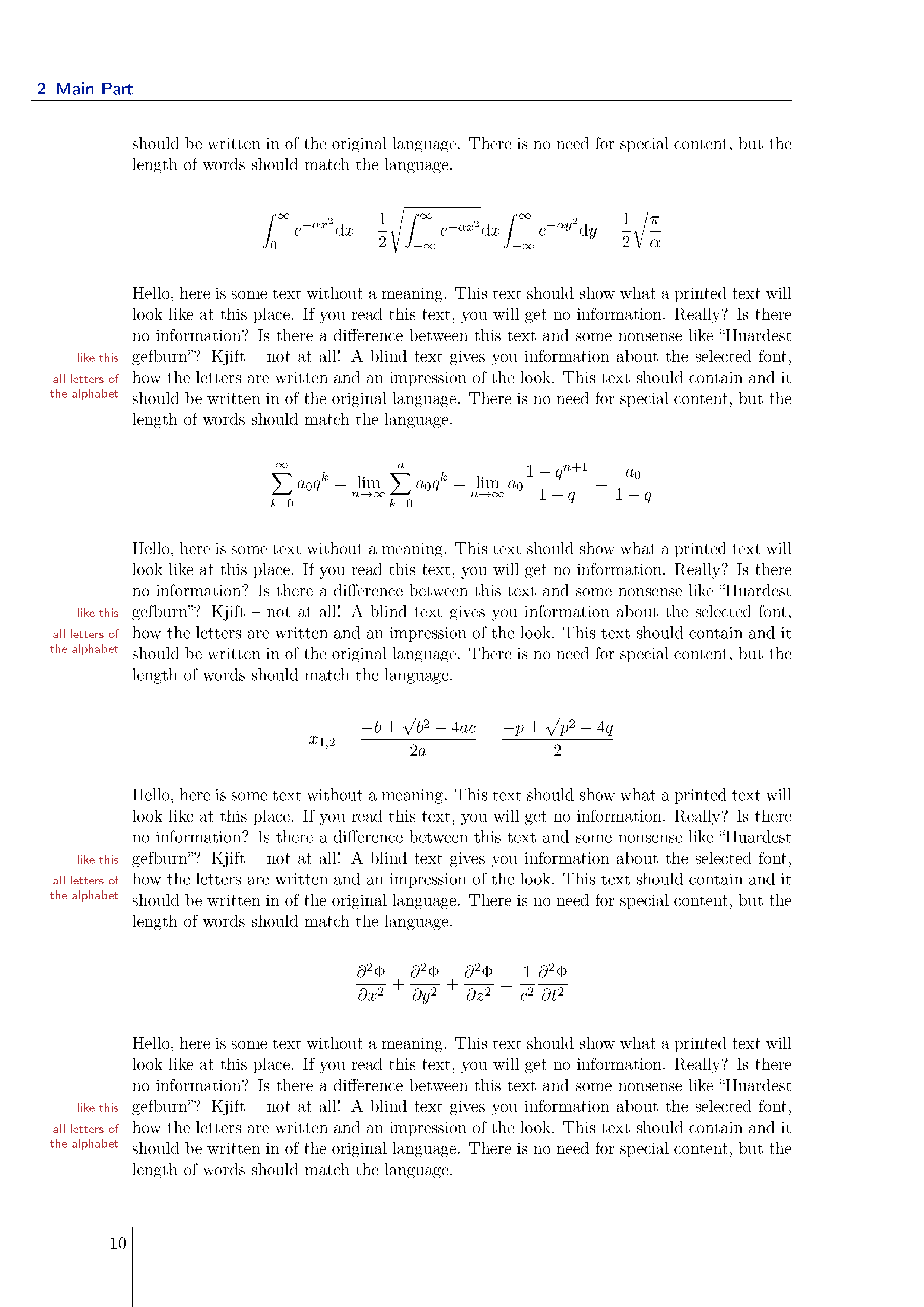 Master thesis page layout xml